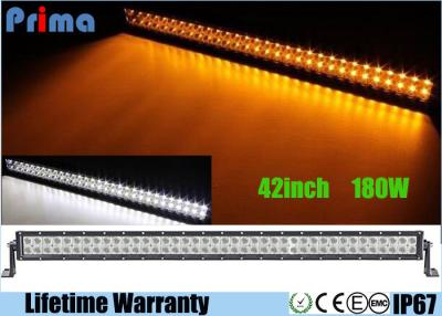 China 240W 2 Rows Tele Control Led Warning Light Bar , 42 Inch Amber Light Bar for sale