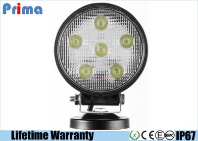 China 3.5 Inch 18W Round LED Work Lights Fog Proof 6000K Cool White 1620 Lumen for sale