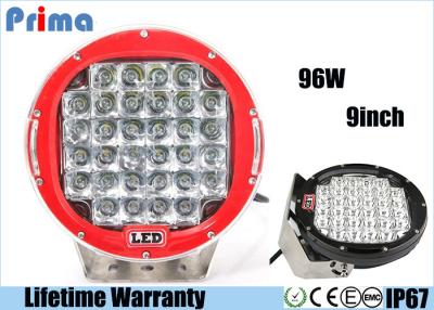 China High Intensity 6000k LED Driving Light For 4 X 4 SUV 4WD Truck 9 Inch 96W Work Light for sale