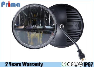 China 7 Inch Round Wrangler Led Headlight For Off Road Vehicle High Low Beam for sale