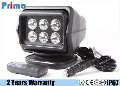 China 30W Cree Remote Control LED Search Light For Marine / Boat / Car / Camping for sale