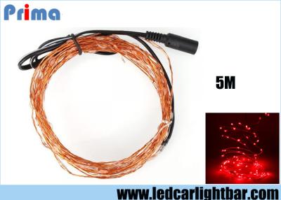 Κίνα 6W 12V Χριστούγεννα φω'τα 5m μήκος 100 LEDs IP68 λουρίδων 0603 οδηγήσεων αδιάβροχο προς πώληση