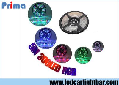 Κίνα IP65 RGB εύκαμπτο οδηγημένο φως ταινιών, 3528 SMD 24W 12 οδηγημένες βολτ ελαφριές λουρίδες προς πώληση