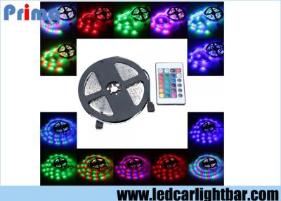 China 60 llevó 3528 luces de tira de SMD LED con 24 adaptadores dominantes del control remoto del RF en venta