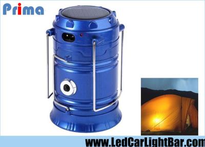 China 4W 350 LM Solar Camping Lanterns , 6 X 3528 SMD Rechargeable Led Lights Camping for sale