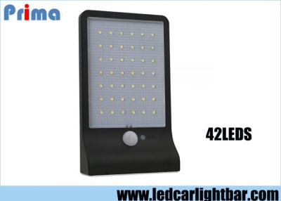 China trabajo de 6.2V LED luz solar llevada blanca de la pared se enciende/42 LED con el sensor del cuerpo humano en venta