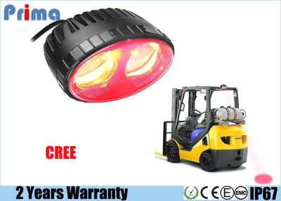 Κίνα 9V - 110V Forklift των κόκκινων οδηγήσεων ασφάλειας φωτός σημείων ελαφρύ φως προειδοποίησης αποθηκών εμπορευμάτων για τους πεζούς ασφαλές, οδηγήσεις 8W CREE προς πώληση