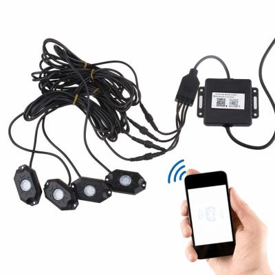 China Equipos de la luz de la roca del RGB LED con las luces de neón multicoloras del control del App del teléfono debajo del camión SUV ATV de Off Road en venta