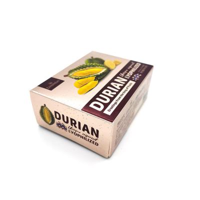 China Custom high quality custom waterproof freeze dried durian fruit food packing box with logo for sale