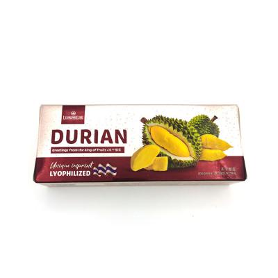 China Waterproof Exquisite Rectangle Freeze Dried Dry Durian Fruit Gift Packing Box for sale