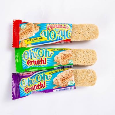 China Chocolate Bar Snack Seasonal Nutrition Cereal Candy Bulk Oatmeal Snacks Piece for sale