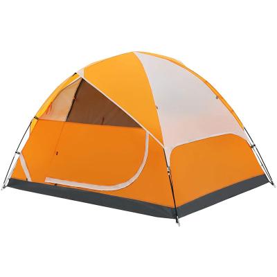 China Outdoor camping tent Anti-UV windproof waterproof four season camping equipment factory price 2 person family dome double layer for sale