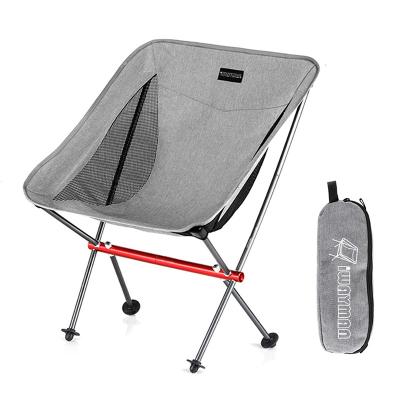 China Outdoor Camping Raising Travel Aluminum Portable Camping Chair Compact Ultralight Folding Backpacking Chairs for sale