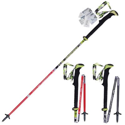 China 2pcs/pack EVA Carbon Fiber Ultralight Folding Trekking Poles Folding Trail Running Hiking Walking Canes Lightweight Canes for sale