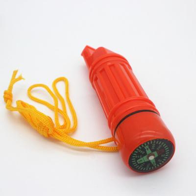 China Outdoor camping increasing travel urgency 5 in 1 survival whistle for sale