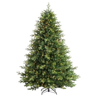 China Eco-Friendly KERVINO Pre-Lit Balsam Fir Christmas Tree with LED Lights for sale