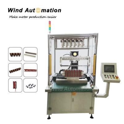 China Middle Size 6-Station BLDC Motor Linear Stator Coil Needle Winder for and Production for sale