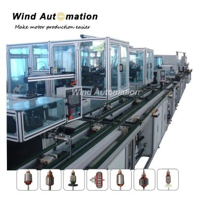 China WIND-APL Power Tool Motor Armature Production Machine Rotor Assembly Line 100 Sets/Year for sale