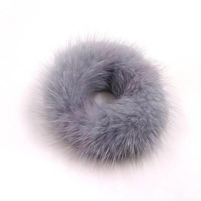 China Real Mink Fur Hair Scrunchies Girls' Hair Ring Fashion Fur Headband S8162 Classic Durable for sale