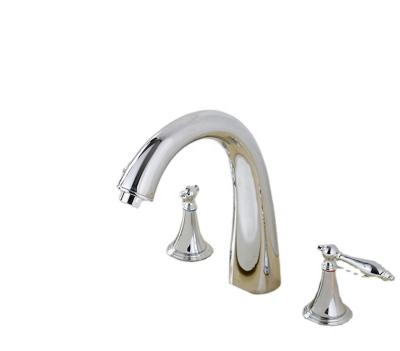 China Without Needle Latest Design All Brass Stainless Matte Main Faucet Wash Hand Basin Shower/Bath Mixer Tap for sale