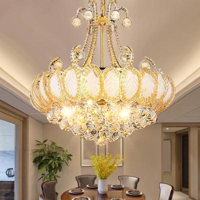 China Modern Crystal Chandeliers Led Lamp For Hallway Modern Luxury Kitchen Bedroom Living Room Ceiling Chandelier Lighting for sale