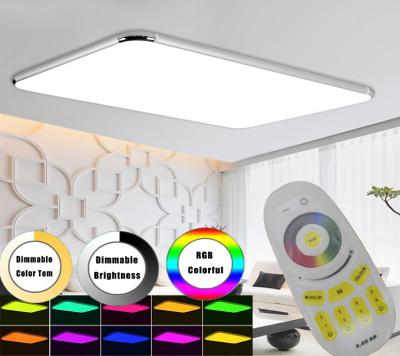 China NEW Modern Led Light Ceiling Chandeliers 2.4G RF Dimmable Remote Ceiling Lights for sale