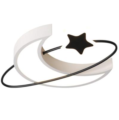 China Modern Led Moon Star Roof Light Children's Bedroom Ceiling Light Children's Room Ceiling Lamp Light 110V for sale