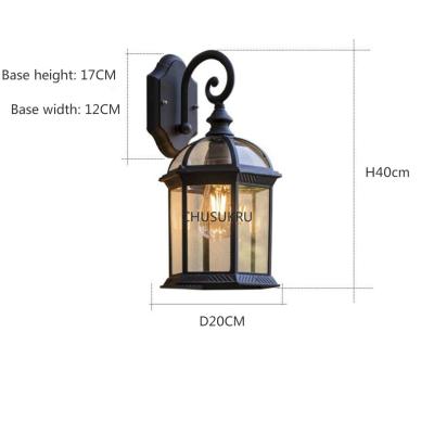 China Garden Designed Road Lighting Vintage Outdoor Wall Led Lamps Mounted Lamp for sale