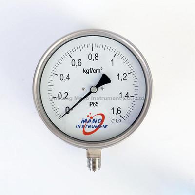 China PG-037 SS safety pattern pressure gauge for sale