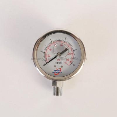 China PG-036 Double scale ss pressure gauge for sale