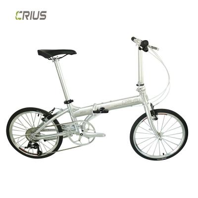 China 20 Inch Crius Folding Bike V Brake and 9 Speed The Perfect Combo for Outdoor Workouts for sale