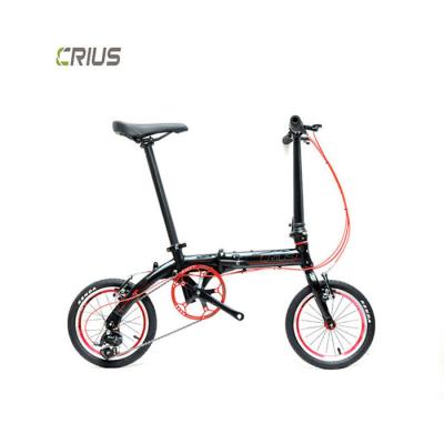 China Crius más popular 14 pulgadas bicicleta plegable de ejercicio de carretera ligero y fácil de llevar en venta