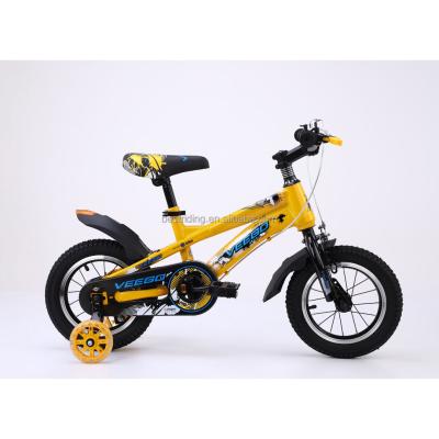 China Steel Rim 12 Inch Kids Bike for Small Child Training Wheels Included Low MOQ Bicycle for sale