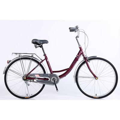 China Custom Steel Frame Street Urban City Bike 26 for Women and Men in European Market for sale