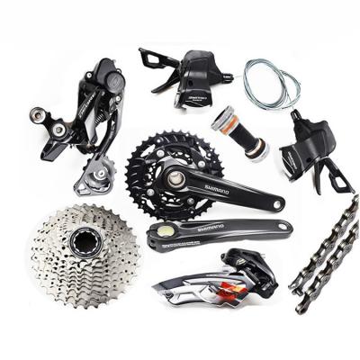 China Zwarte DEORE m6000 30-speed MTB Groepset Shifter RD Cassette Chain Crankset 22-30-40 Te koop