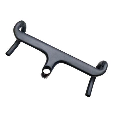 China T800 Carbono Fibra Rodoviária Bike Handlebar Ultralight Moldura Integrada 28.6mm Compatível à venda