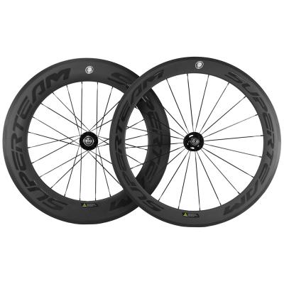 Κίνα Απολαύστε τη δύναμη του 700C Carbon Fiber Wheelset για οδικά ποδήλατα Η τέλεια επιλογή προς πώληση