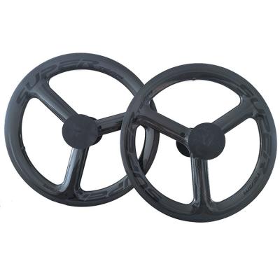 China Super Team 451 3K Grosy Rim Brake Wheelset Zwart voor professionele mountainbikes Te koop