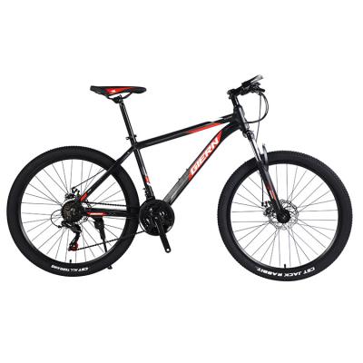 China Stahlrahmen Sport Mountainbike mit 26-Zoll-Reifenbreite und Tongli mechanische Scheibenbremse zu verkaufen