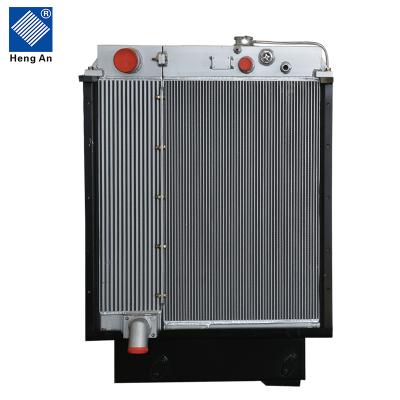 China Universal Aluminum Engine Cooling System 10AN Car Intercooler 16 Row Transmission Oil Cooler Radiator for sale