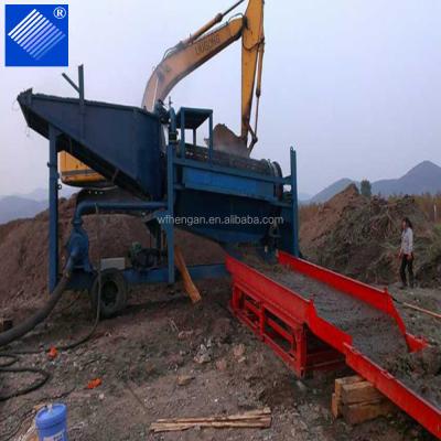 China Gold washing alluvial gold basin for gold mining prospecting for sale