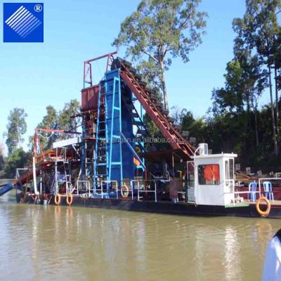 China Mini Portable Gold Dredger Gold Bucket Wheel Dredger For Sale for sale