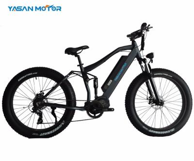 China Aluminum alloy high power 48V 1000W fat tire electric bike with full suspension on hot sale for sale