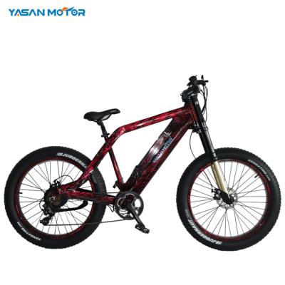 China Hot Selling Aluminum Alloy Powerful Fat Snow Electric Bike 48V 1000W For Adult for sale