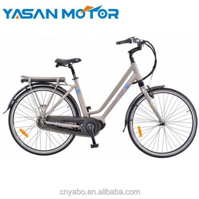 China 8FUN Alloy 250W/350W Mid Drive Road Aluminum Bicycle With 36V11Ah LG Lithium Battery And LED Light for sale