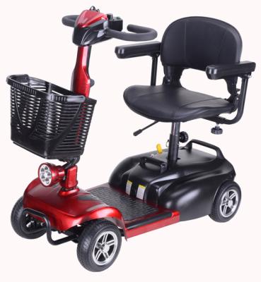 China 2018 250W Brushless Motor 4 Wheel Electric Mobility Scooter Mobility Walker For (Solid PU Tire) 2 PC 198*65 Disabled for sale