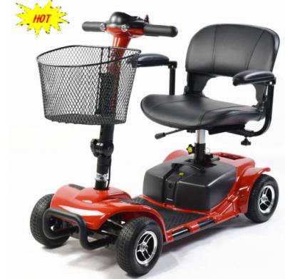 China 2018 Cheap Elder Folding Mobility Scooter With Adjustable Height Seat 1040*530*505mm for sale