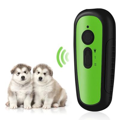 China New Plastic Rechargeable Ultrasonic Dog Trainer Device Anti-Backing Dog Reflector Controller for sale