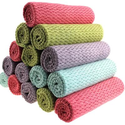 China Universal Highly Absorbent Quick Lint Free Kitchen Towel 40*40cm Dish Towel/Cleaning Microfiber Strong Absorbent Cleaning Cloth for sale