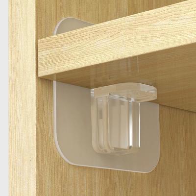 China Heavy Duty Shelf Support Peg Self Adhesive Shelf Holder Closet Cabinet Shoes Shelf Support for sale